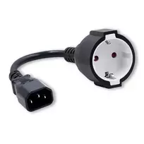 QOLTEC 53906 Adapteris IEC 320 C14 SCHUKO 0,15M