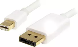 Kabelis StarTech Rodyti Port Mini - DisplayPort 2m Baltas (MDP2DPMM2MW)