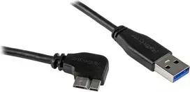 USB kabelis StarTech USB-A - mikro B 0,5 m juoda (USB3AU50CMRS)