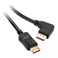 InLine 8K (UHD-2) DisplayPort Cable, right angled, juodas – 5m