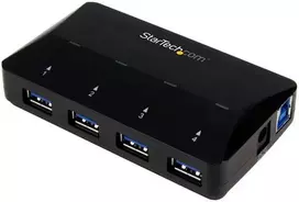 StarTech USB-A Hub 4 prievadai juodi