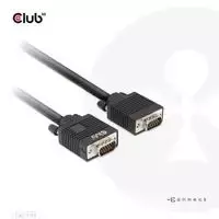 Kabelis Club 3D D-Sub (VGA) - D-Sub (VGA) 10m juoda (500716)