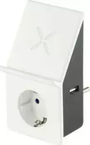 REV USB įkrovimo adapteris su belaidžiu įkrovimu + 1x lizdas
