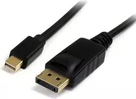 StarTech.com 10 pėdų (3 m) „Mini DisplayPort“ į „DisplayPort 1.2“ kabelis – 4K x 2K UHD „Mini DisplayPort“ į „DisplayPort“ adapterio kabelis – „Mini DP“ į DP kabelis monitoriui – mDP į DP keitiklio laidas, 3 m, „mini DisplayPort“, „DisplayPort“, kištukas, kištukas, 3840 x 2160 pikselių