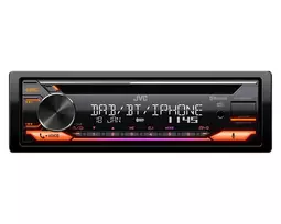 JVC, KD-DB922BT CD/USB MP3/WMA automagnetola su AUX įėjimu