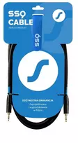 SOUND STATION QUALITY (SSQ) Garso stoties kokybė (ssq) SSQ MIMI2 SS-1425 Kabelis Mini Jack Stereo 3,5 mm - Mini Jack Stereo 3,5 mm 2 m Juodas