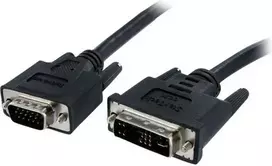 Kabelis StarTech DVI- A - D- Sub (VGA) 1m juoda (DVIVGAMM1M)