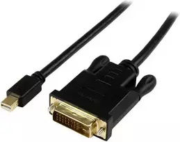 Kabelis StarTech Rodyti Port mini - DVI- D 0,9m juoda (MDP2DVIMM3BS)