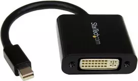 Adapteris AV StarTech DisplayPort Mini – DVI-I juodas (MDP2DVI3)