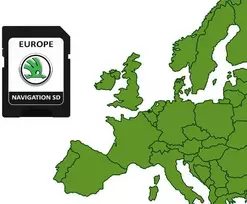 MCM Navigacijos kortelė ŠKODA RNS Amundsen Europe Central-West