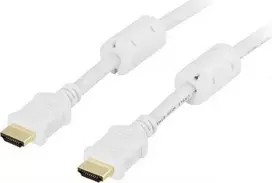 Kabelis Deltaco HDMI - HDMI 3m balta (HDMI- 1030A)