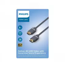 Laidas PHILIPS HDMI M, HDMI M, 3m, pilkas SWV5630G/00