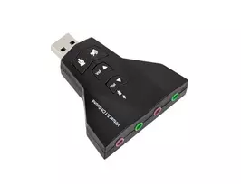 Ak103D Adapteris garso konverteris į USB 7.1 surround kanalus