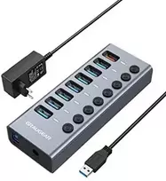 GAU GRAUGEAR G-HUB71-A sąsajos šakotuvas USB 3.2 Gen 1 (3.1 Gen 1) Type-A 5000Mbit/ai