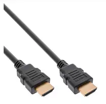 Kabelis InLine ® Sertifikuotas Ultra didelio greičio HDMI kabelis M / M 8K4K aukso plakiruotas juoda 1.5m