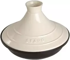 STAUB Tajine puodas Staub - 28 cm, smėlio ir juodos spalvos