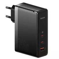 Baseus GaN5 Pro greitas įkroviklis 2C+U 140W (juodas)