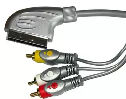 Oem Euro-3RCA kabelis 1.5 m sidabro ašaros lizdinė plokštelė