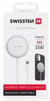 Įkroviklis Swissten Swissten Mag Stick Belaidis įkroviklis 15W Apple "iPhone" (suderinamas su MagSafe)
