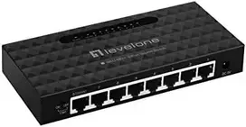 Šakotuvas Level One Switch LevelOne LevelOne GEU-0821 jungiama ir tinklo jungtys Valdomas Gigabit Ethernet (10/100/1000)