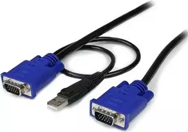 StarTech Kable KVM, 3m, Juodas (SVECONUS10)