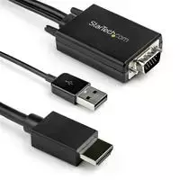 StarTech VGA Į HDMI KABELAS – USB GARSO / USB GARSO – 1080P RAIŠKA