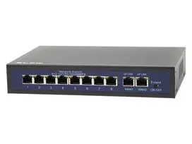 Šakotuvas Blow Pūtimas Jungiklis 8×PoE 100Mb 100W BL-SW10-8P