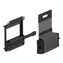 Dell | OptiPlex Micro and Thin Client VESA Mount w/Adapteris Bracket | Juodas