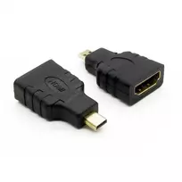 RoGer MHL Universal Adapteris Micro HDMI -> HDMI Juodas