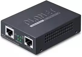 Šakotuvas „Planet“ 1 prievado 10/100TX Ethernet terminalas per siųstuvo ir imtuvo tinklą, Juodas