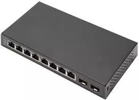 Šakotuvas Digitus DN-80067 tinklo komutatorius Ne-valdomas Gigabit Ethernet (10/100/1000) Juoda