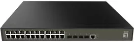 Šakotuvas Level One Switch LevelOne GEL-2871 network connections Zarządzany L2+ Gigabit Ethernet (10/100/1000) 1U Juodas
