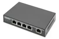 Šakotuvas „Digitus Digitus“ 4 prievadų Gigabit 4PPoE plėstuvas, 802.3at, 60 W