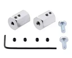 Oem Pololu šešiakampis ratų adapteris 12mm/3mm 2 vienetai