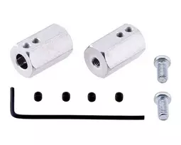 Oem Pololu šešiakampis ratų adapteris 12mm/6mm - 2 vienetai