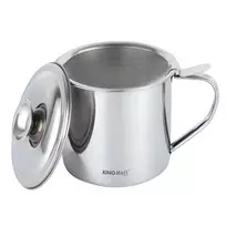Pojemnik Alyvos indas su dangteliu ir filtro sieteliu, plieno, 1,2 l, „Kinghoff“