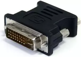 Adapteris AV StarTech DVI-I - D-Sub (VGA) juoda (DVIVGAMFB10P)