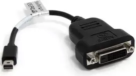 Adapteris AV StarTech DisplayPort Mini - DVI-D 0,2 m juoda (MDP2DVIS)