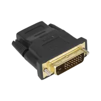 Cabletech Adapterio jungtis DVI kištukas (24+1) dviguba jungtis - HDMI lizdas