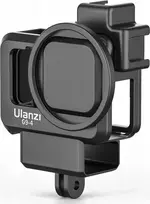 Ulanzi Ramka Frame Mount + Adapteris Mikrofonas Filtry ISO G9-4 do Gopro HERO 9 Juodas / 10 Juodas