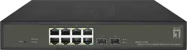 Šakotuvas Level One Switch LevelOne LevelOne GES-2110P jungiama ir tinklo jungtys Valdomas L2 Gigabit Ethernet (10/100/1000) PoE palaikymas Juodas