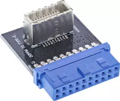 InLine Adapteris Internal USB 3.0 – USB 3.1 Key B (33446C)