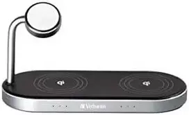Verbatim WCS-03 3in1 Qi MFi Dual Wireless Apple Charger mažmeninė prekyba
