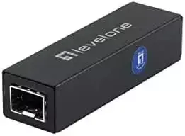 Šakotuvas Level One Carruzzo LevelOne GVT-1001 tinklo medijos keitiklis 1000Mbit/ai Geltona