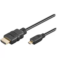 Goobay HDMI kabelis - microHDMI - didelės spartos HDMI su Ethernet palaikymu - 5m