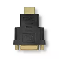 Nedis HDMI™ adapteris | HDMI™ jungtis | DVI-D 24+1 kontaktų lizdas | Paauksuotas | Tiesus | ABS | Antracitas | 1 vnt | Pakuotė su peržiūros langeliu