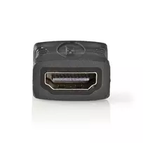 Nedis HDMI™ adapteris | HDMI™ lizdas | HDMI™ lizdas | Paauksuotas | Tiesus | PVC | Antracitas | 1 vnt | Pakuotė su peržiūros langeliu