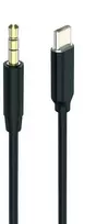 2GO Audiokabel AUX/MP3 für USB Type-C - Stereo 100cm juodas