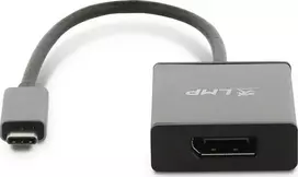 Adapteris USB LMP USB-C – DisplayPort Pilka (LMP-USBC-MDP-SG)