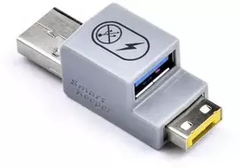 Šakotuvas Smart Keeper Smartkeeper SmartKeeper Basic "USB-A prievadas" Smart Data Blocker gelb